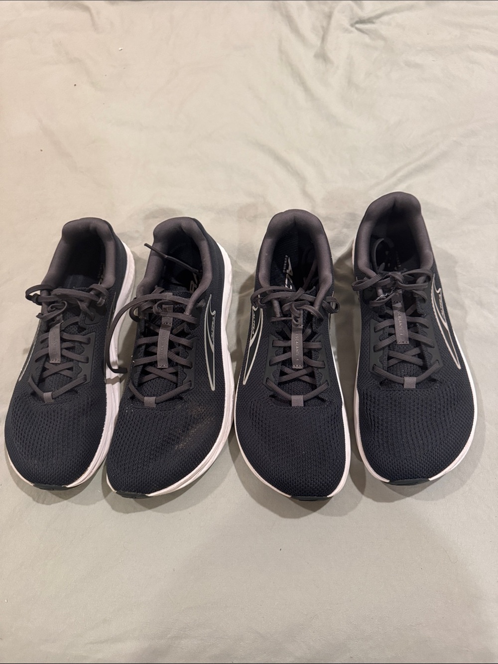 Women’s Altra Escalante 4 Black and White Running shoes 2 pair size 8